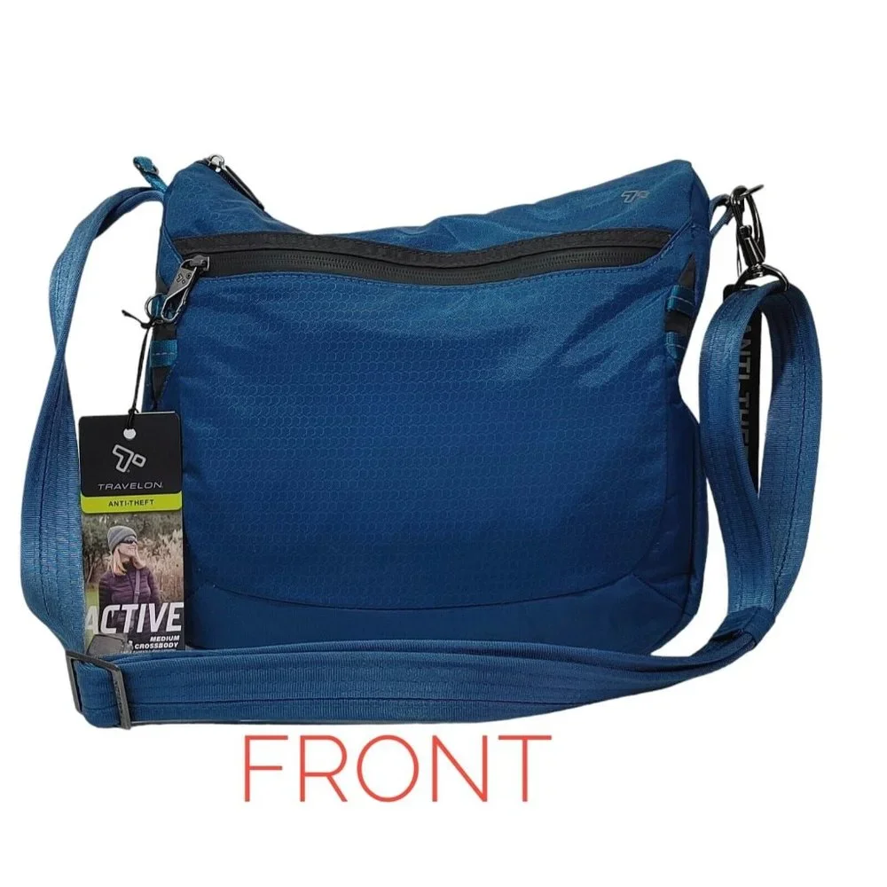 Travelon RFID Anti-Theft Unisex Medium Travel Crossbody Bag READ DESCRIP…